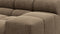Tufty - Tufty Sectional, Small, Right Chaise, Cappuccino Brown Chenille