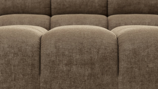 Tufty - Tufty Sectional, Small L, Right, Cappuccino Brown Chenille