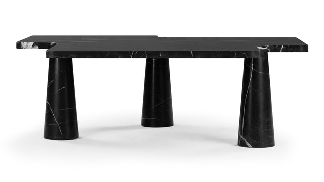 Angelo Mangiarotti - Angelo Mangiarotti Coffee Table, Nero Marquina Marble