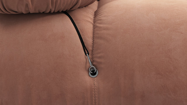 Bellini Sofa - Mario Bellini Three Seater Sofa, Mocha Mousse Vegan Suede