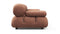 Bellini Sofa - Mario Bellini Three Seater Sofa, Mocha Mousse Vegan Suede