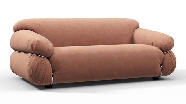 Sesann - Sesann Two Seater Sofa, Mocha Mousse Vegan Suede