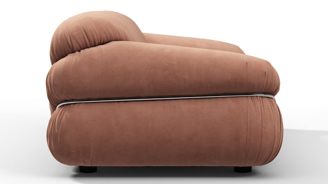 Sesann - Sesann Two Seater Sofa, Mocha Mousse Vegan Suede