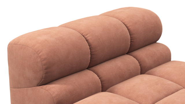 Tufty - Tufty Module, Armless, Mocha Mousse Vegan Suede