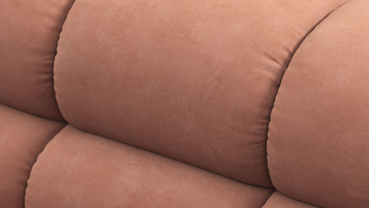 Tufty - Tufty Module, Armless, Mocha Mousse Vegan Suede