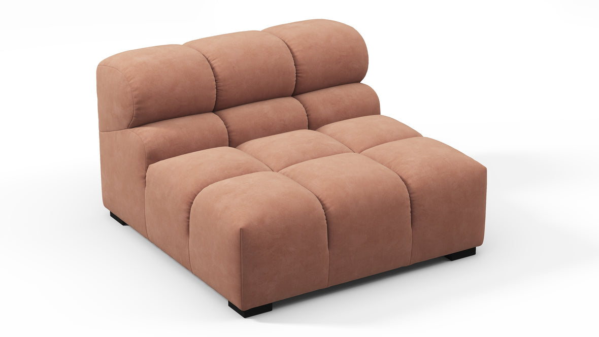 Tufty - Tufty Module, Armless, Mocha Mousse Vegan Suede