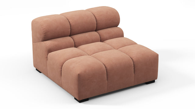 Tufty - Tufty Module, Armless, Mocha Mousse Vegan Suede