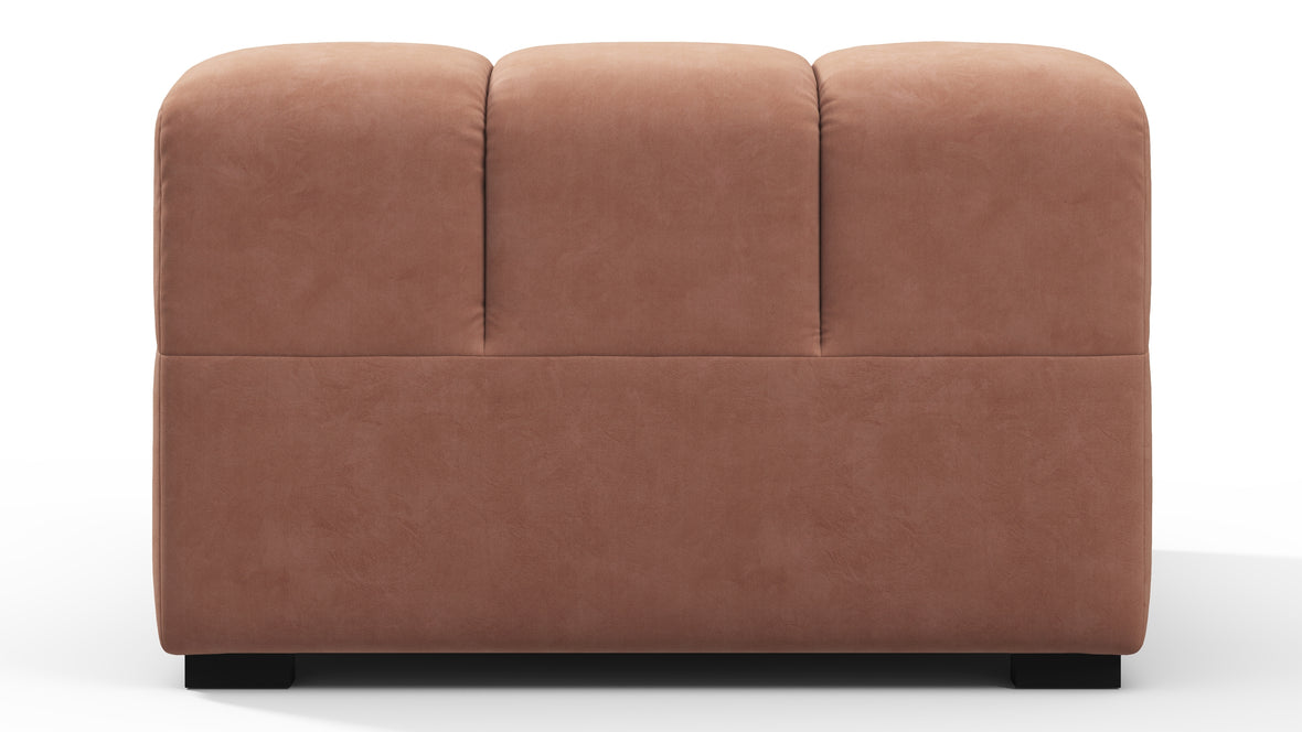 Tufty - Tufty Module, Armless, Mocha Mousse Vegan Suede