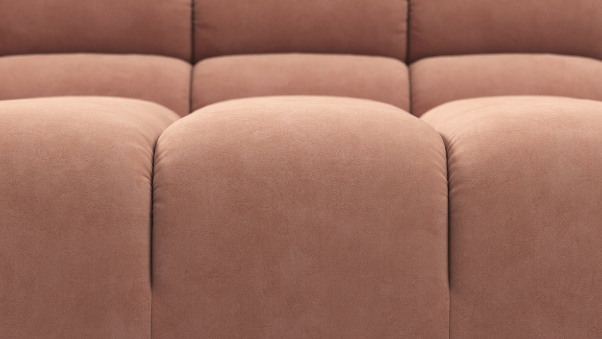 Tufty - Tufty Module, Extra Large Right Arm, Mocha Mousse Vegan Suede