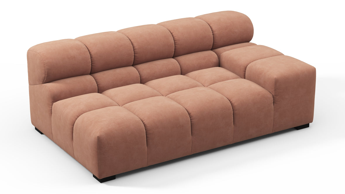 Tufty - Tufty Module, Extra Large Right Arm, Mocha Mousse Vegan Suede