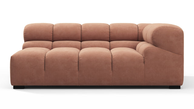 Tufty - Tufty Module, Extra Large Right Corner, Mocha Mousse Vegan Suede