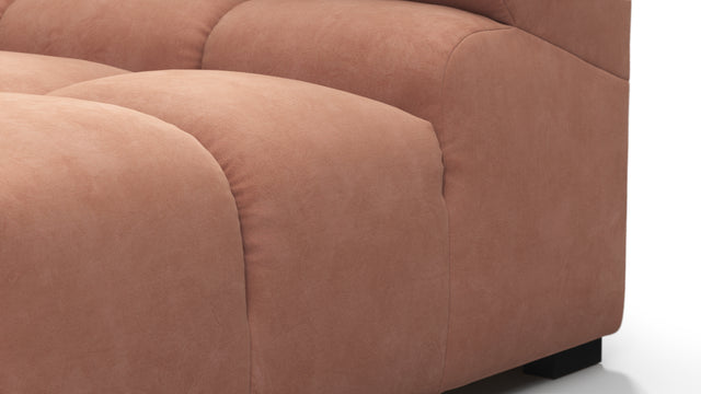 Tufty - Tufty Module, Large Left Corner, Mocha Mousse Vegan Suede