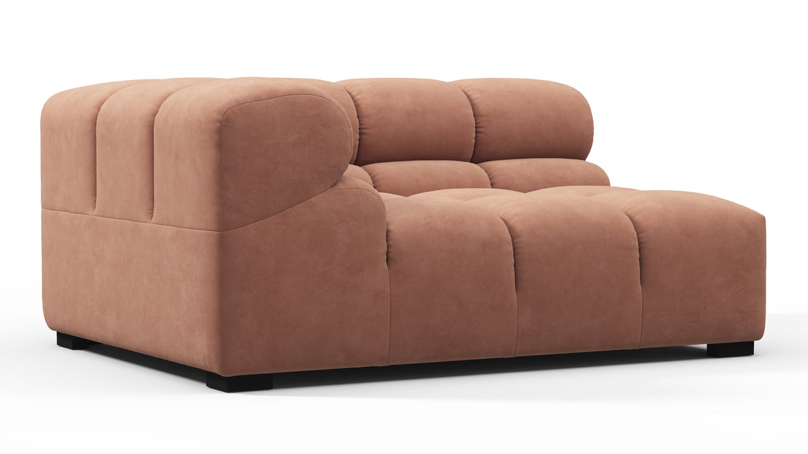 Tufty - Tufty Module, Large Left Corner, Mocha Mousse Vegan Suede