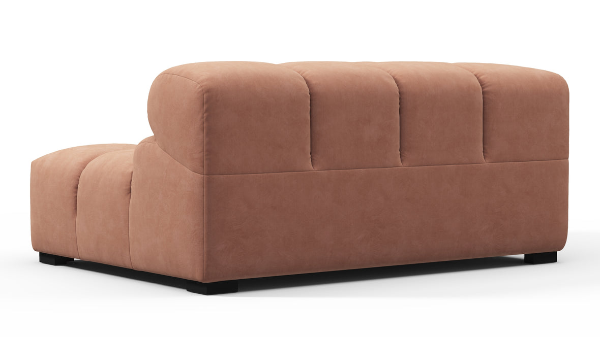 Tufty - Tufty Module, Large Left Corner, Mocha Mousse Vegan Suede