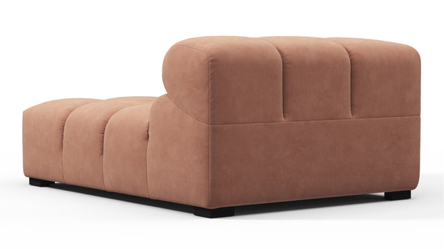 Tufty - Tufty Module, Left Corner Half, Mocha Mousse Vegan Suede