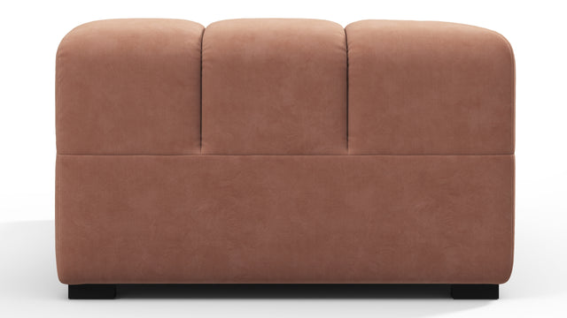 Tufty - Tufty Module, Left Corner Half, Mocha Mousse Vegan Suede