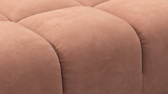 Tufty - Tufty Module, Right Chaise, Armless, Mocha Mousse Vegan Suede