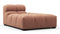 Tufty - Tufty Module, Right Chaise, Armless, Mocha Mousse Vegan Suede