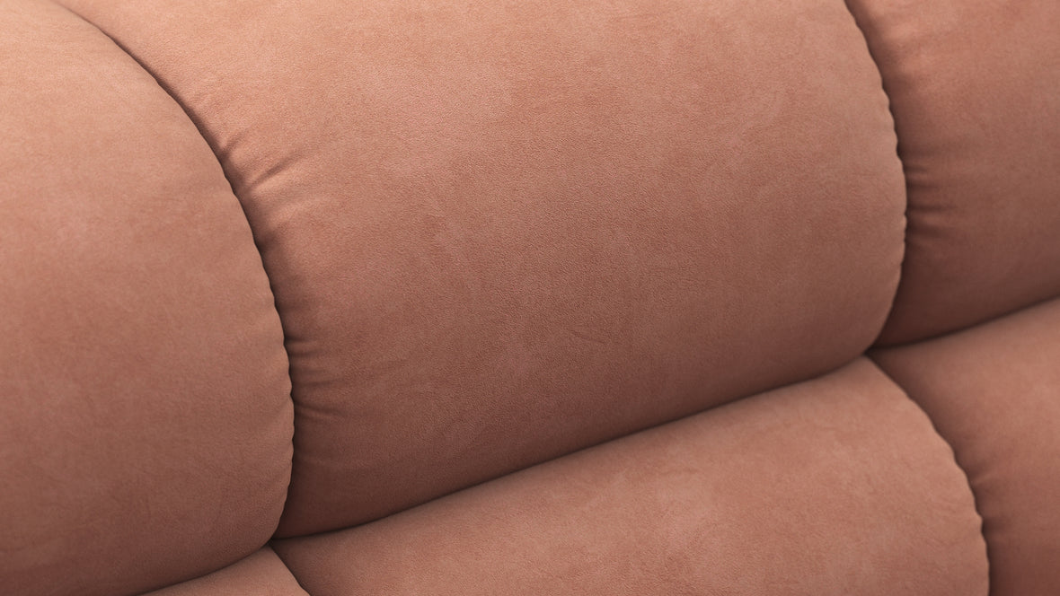 Tufty - Tufty Module, Right Corner, Mocha Mousse Vegan Suede