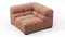 Tufty - Tufty Module, Right Corner, Mocha Mousse Vegan Suede
