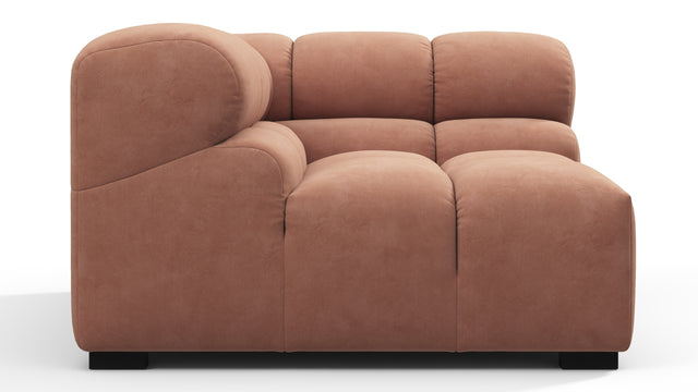 Tufty - Tufty Module, Right Corner, Mocha Mousse Vegan Suede