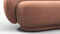 Julep - Julep Sofa, Mocha Mousse Vegan Suede