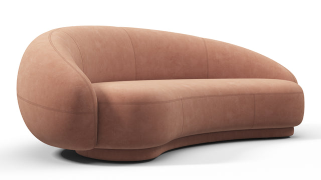 Julep - Julep Sofa, Mocha Mousse Vegan Suede
