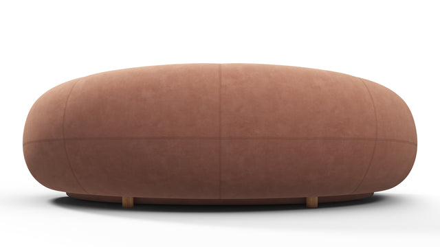 Julep - Julep Sofa, Mocha Mousse Vegan Suede