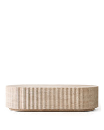 Noel Reeded Stone Coffee Table