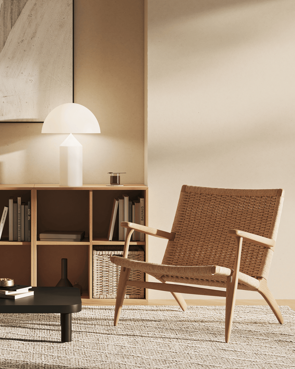 CH25 Easy Chair, Ash – Interior Icons