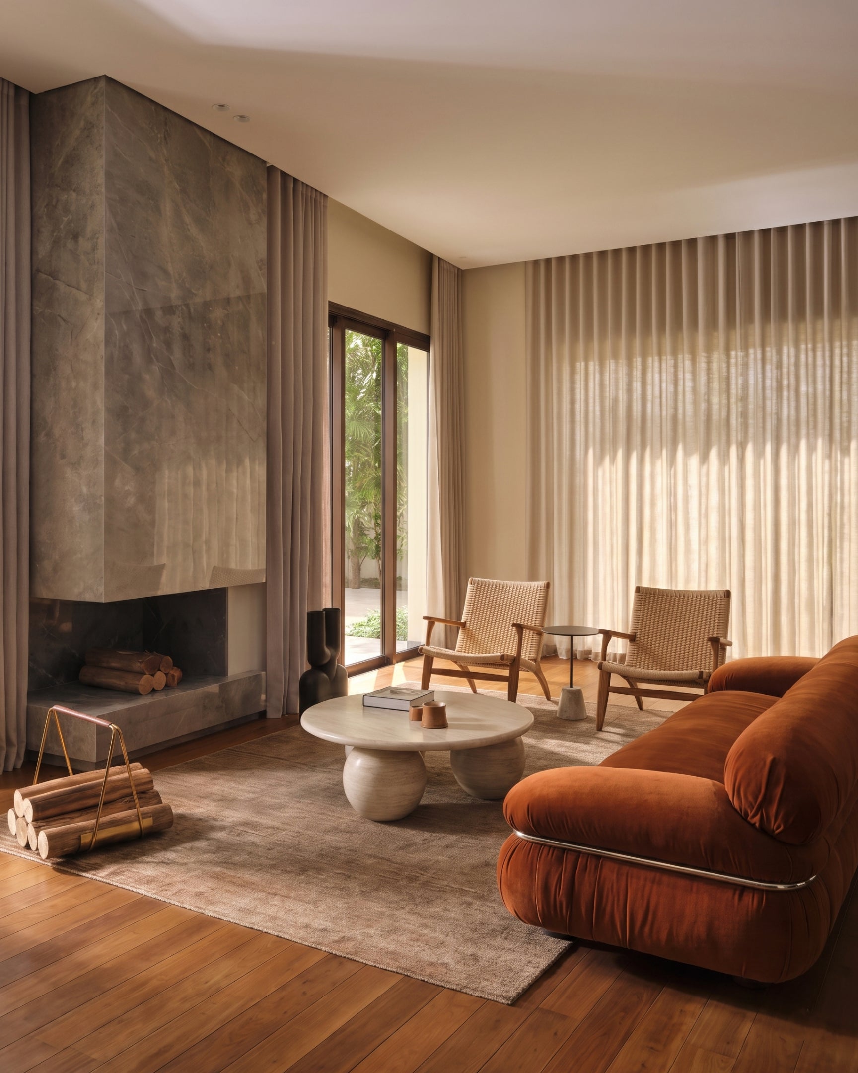 CH25 Easy Chair, Walnut – Interior Icons