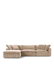 Sky Three Seater with Ottoman, Left