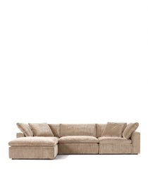 Sky Three Seater with Ottoman, Left