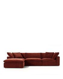 Sky Three Seater with Ottoman, Right