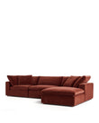 Sky Three Seater with Ottoman, Left