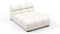 Tufty Outdoor - Tufty Outdoor Module, Armless Chaise, Soft White Performance Weave