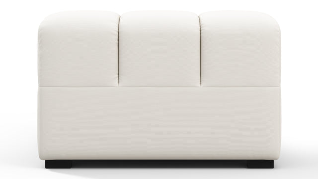 Tufty Outdoor - Tufty Outdoor Module, Armless Chaise, Soft White Performance Weave