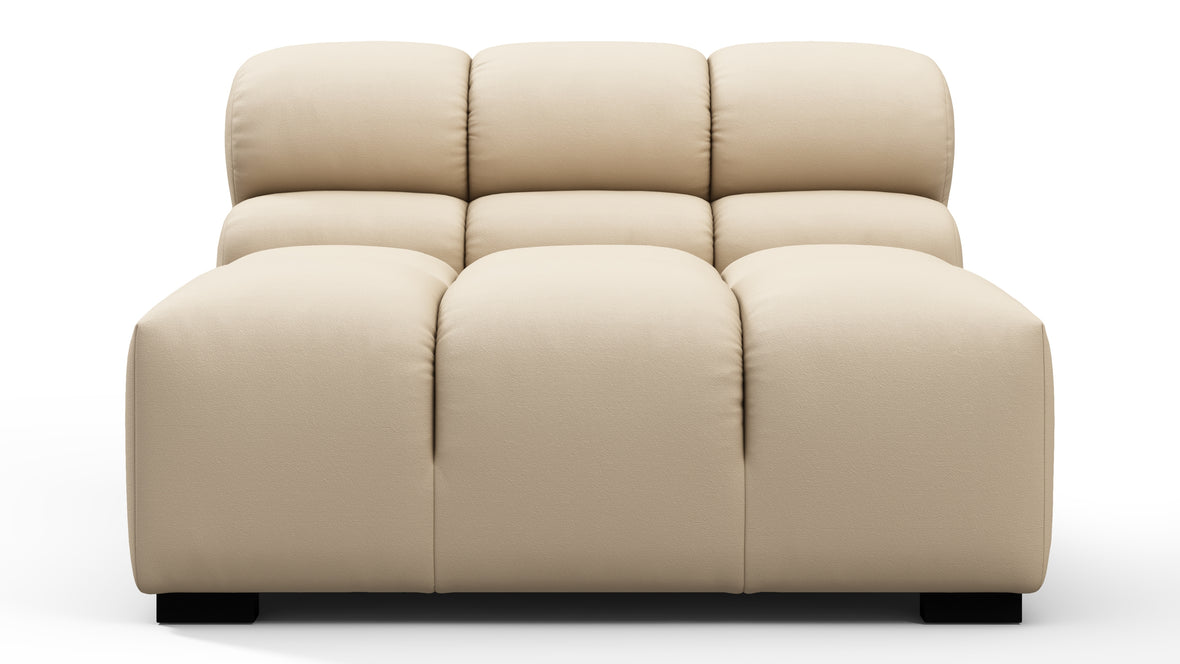 Tufty Outdoor - Tufty Outdoor Module, Armless, Latte Performance Weave