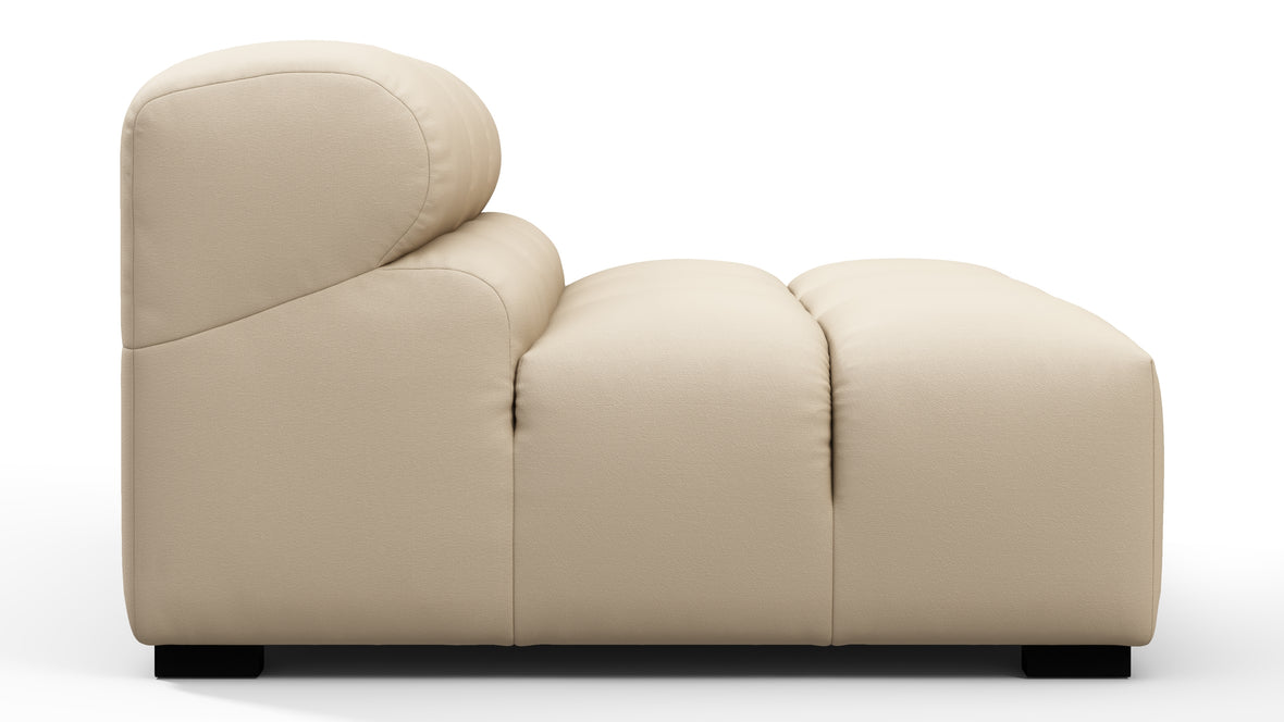 Tufty Outdoor - Tufty Outdoor Module, Armless, Latte Performance Weave