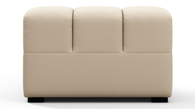 Tufty Outdoor - Tufty Outdoor Module, Armless, Latte Performance Weave