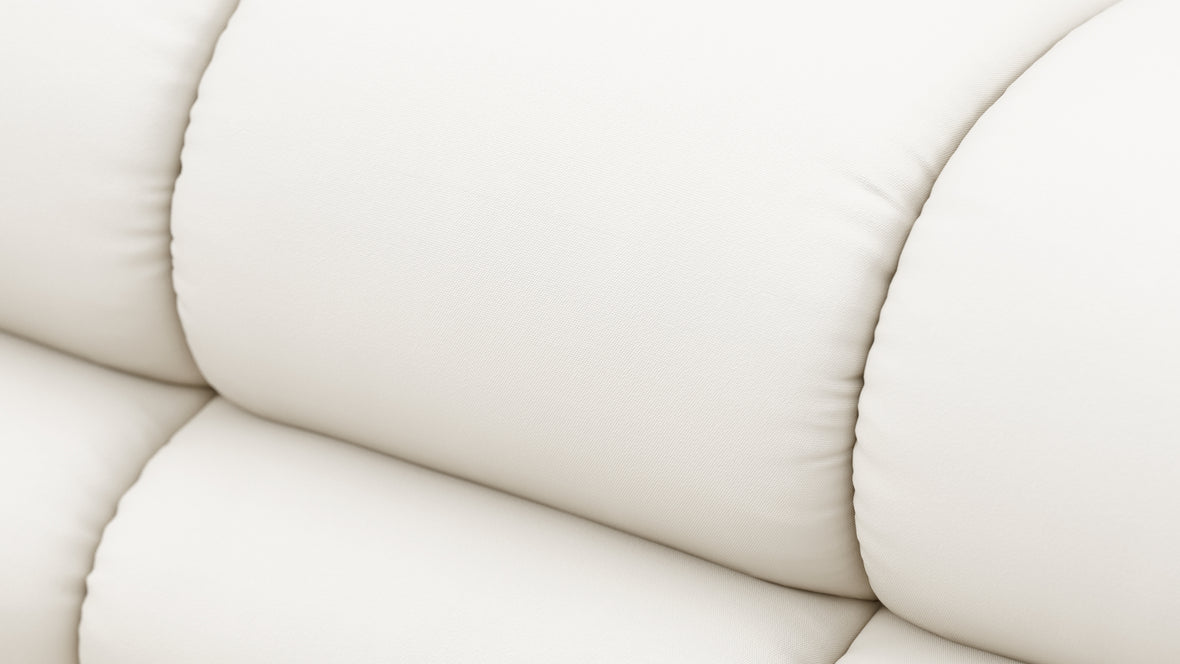 Tufty Outdoor - Tufty Outdoor Module, Deep Large Right Arm, Soft White Performance Weave