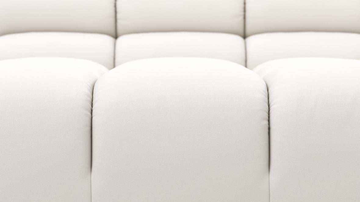 Tufty Outdoor - Tufty Outdoor Module, Extra Large Left Corner, Soft White Performance Weave