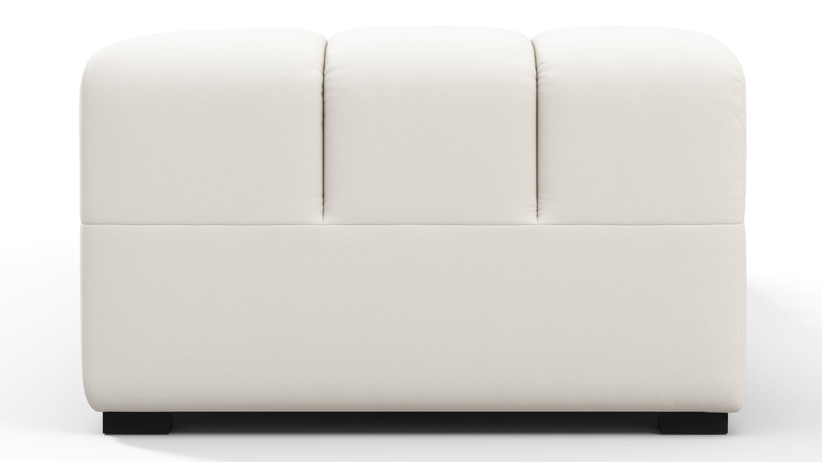 Tufty Outdoor - Tufty Outdoor Module, Extra Large Left Corner, Soft White Performance Weave