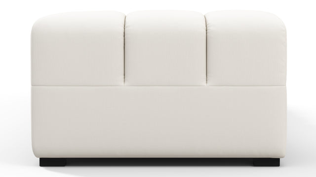 Tufty Outdoor - Tufty Outdoor Module, Extra Large Left Corner, Soft White Performance Weave
