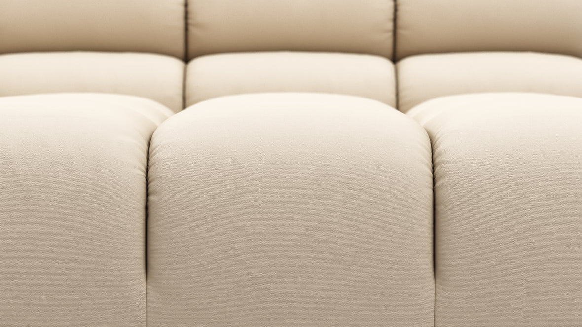 Tufty Outdoor - Tufty Outdoor Module, Extra Large Right Corner, Latte Performance Weave