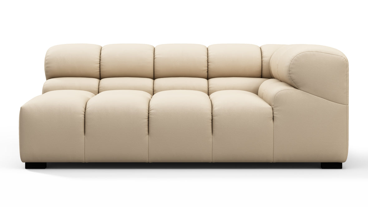 Tufty Outdoor - Tufty Outdoor Module, Extra Large Right Corner, Latte Performance Weave