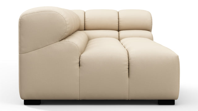 Tufty Outdoor - Tufty Outdoor Module, Extra Large Right Corner, Latte Performance Weave