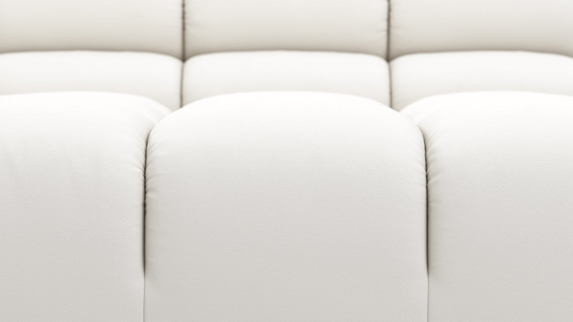 Tufty Outdoor - Tufty Outdoor Module, Extra Large Right Corner, Soft White Performance Weave