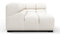 Tufty Outdoor - Tufty Outdoor Module, Extra Large Right Corner, Soft White Performance Weave