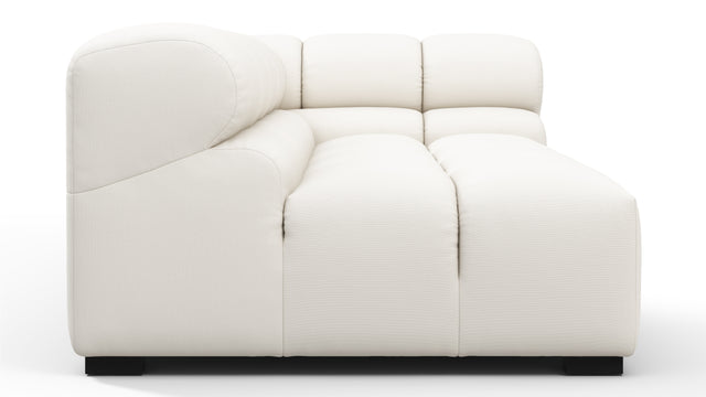 Tufty Outdoor - Tufty Outdoor Module, Extra Large Right Corner, Soft White Performance Weave
